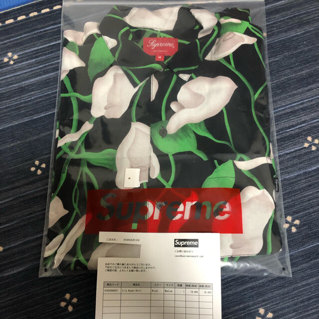 希少！大幅値下げ！supreme lily rayon shirt Mサイズシャツ