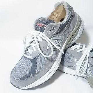 ニューバランス(New Balance)の
希少アメリカ製ビンテージ！ニューバランス990高級スニーカー灰銀27


(スニーカー)