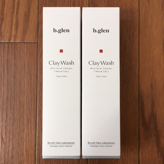 b.glen(ビーグレン)のビーグレンクレイウォッシュ 2本 コスメ/美容のスキンケア/基礎化粧品(洗顔料)の商品写真