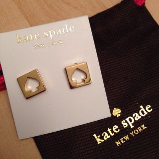 ケイトスペードニューヨーク(kate spade new york)のケイトスペード♠︎ゴールドピアスSALE(ピアス)