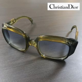 クリスチャンディオール(Christian Dior)のＣＤ クリスチャンディオール ヴィンテージ レトロ サングラス(サングラス/メガネ)