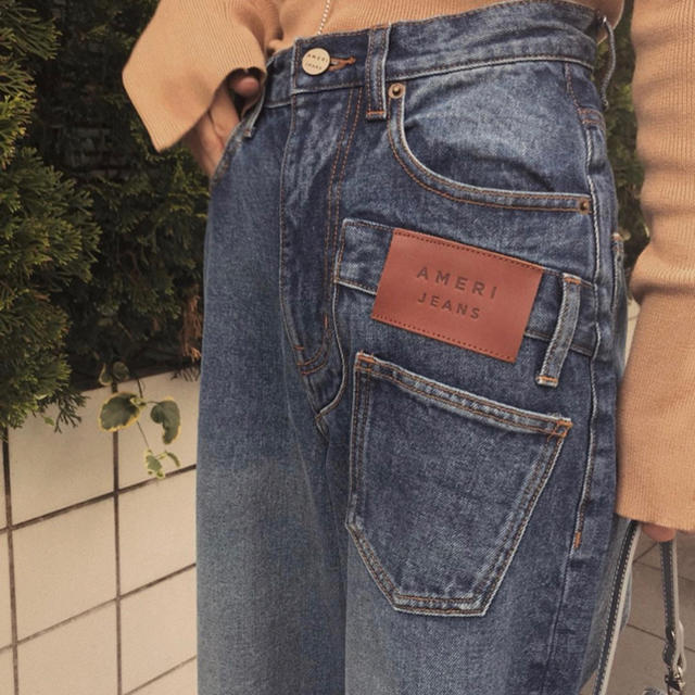 ameri vintage ☆ OVERLAP FAKE DENIM