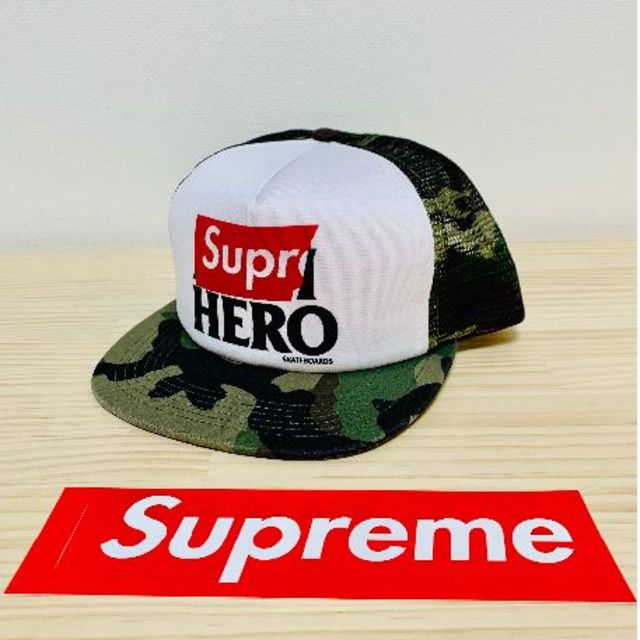 希少★新品14SS Supreme ANTI HERO Mesh Cap 迷彩★