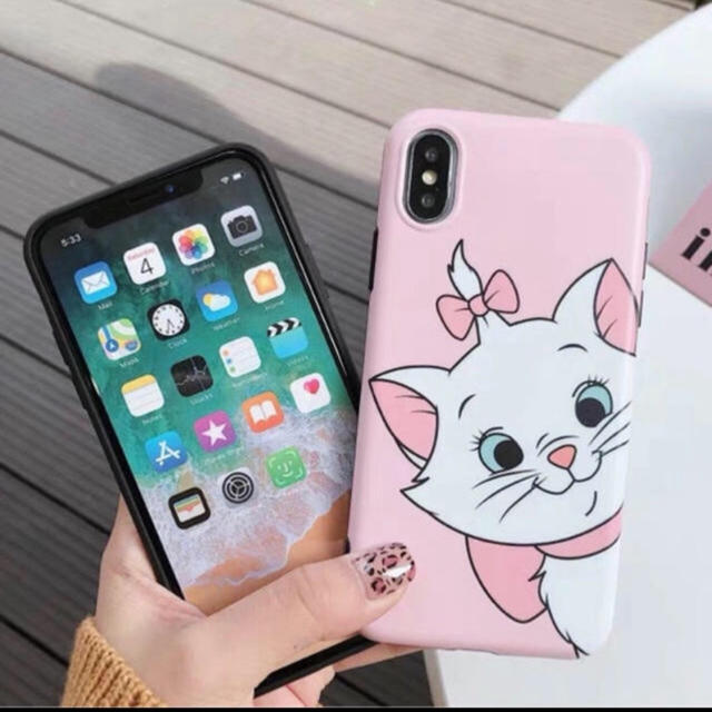 Disney - おしゃれキャット マリー 可愛い携帯ケース iPhone Disney - おしゃれキャット マリー 可愛い携帯ケース iPhone