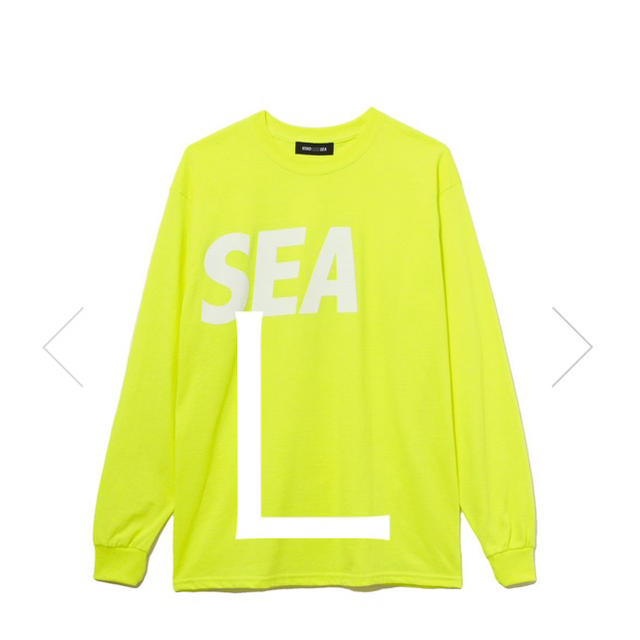 Tシャツ/カットソー(七分/長袖)WIND AND SEA long sleeve cut-sewn イエロー