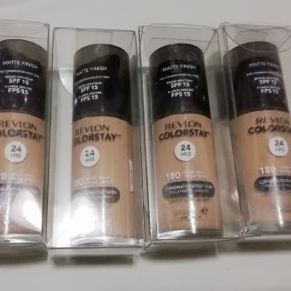 レブロン(REVLON)の新品4個セット レブロン カラーステイメイクアップ ファンデーション 180(ファンデーション)