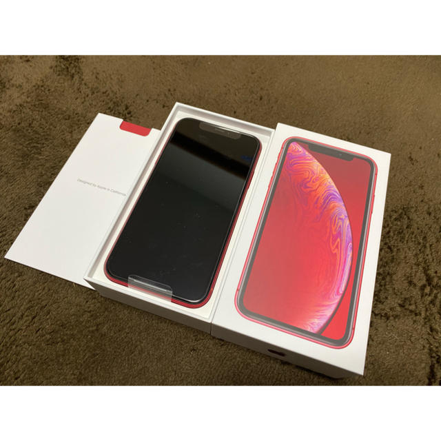 iPhoneXR 64G RED レッド　simロック解除済み　SIMフリー