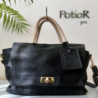 バーニーズニューヨーク(BARNEYS NEW YORK)のPotioR ポティオール 2way レザーショルダーバッグ 鞄(ハンドバッグ)