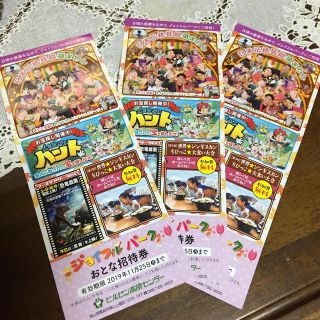 蒜山高原 ジョイフルパークの大人招待券２枚(遊園地/テーマパーク)