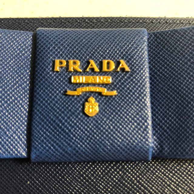 PRADA(プラダ)のプラダ リボン サフィアーノ長財布 レディースのファッション小物(財布)の商品写真