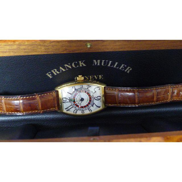 FRANCK MULLER(フランクミュラー)のフランクミュラー・ヴェガスＲＥＦ．５８５０・１８ＫＹＧ金無垢・自動巻、箱付属 メンズの時計(腕時計(アナログ))の商品写真