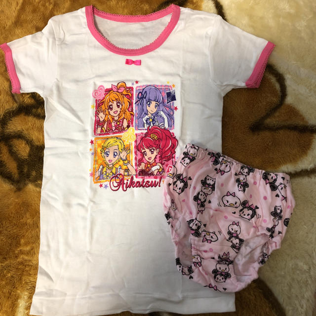 肌着セット キッズ/ベビー/マタニティのキッズ服女の子用(90cm~)(下着)の商品写真