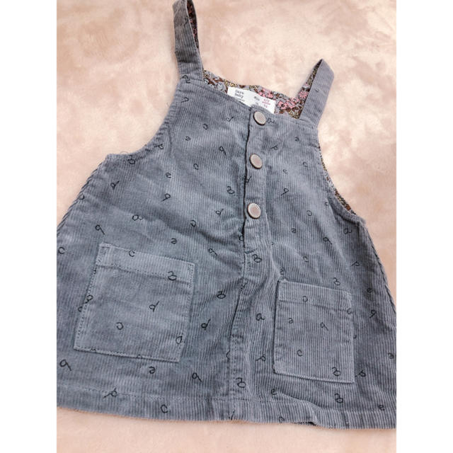 ZARA KIDS(ザラキッズ)のZARA baby 74cm  ジャンパースカート キッズ/ベビー/マタニティのベビー服(~85cm)(ワンピース)の商品写真