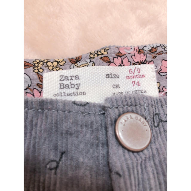 ZARA KIDS(ザラキッズ)のZARA baby 74cm  ジャンパースカート キッズ/ベビー/マタニティのベビー服(~85cm)(ワンピース)の商品写真