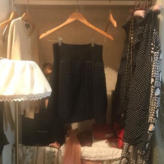 クロエ(Chloe)のChloé knit skirt.(ひざ丈スカート)