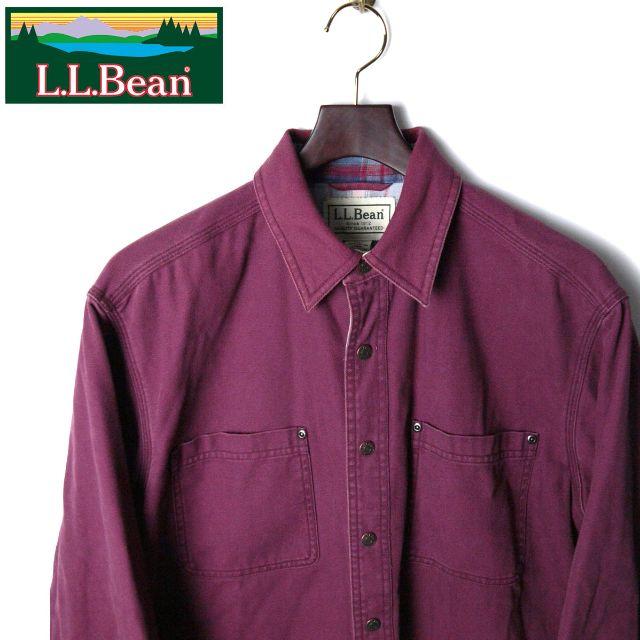 L.L.Bean エル エル ビーン ダック地 シャツ ジャケット | フリマアプリ ラクマ