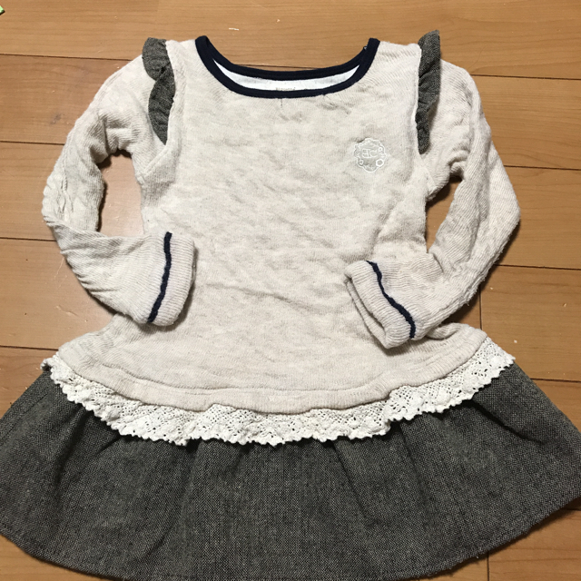 Biquette(ビケット)のBiqette ワンピース 110 キッズ/ベビー/マタニティのキッズ服女の子用(90cm~)(ワンピース)の商品写真