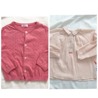 キャラメルベビー&チャイルド(Caramel baby&child )のTUTU meshi様専用【中古品】ブラウス、カーディガン(ブラウス)