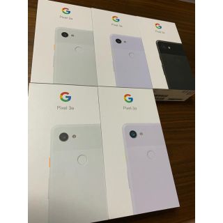 ソフトバンク(Softbank)の【gackey0623様専用】pixel 3a SIMフリー 64GB 5台(スマートフォン本体)