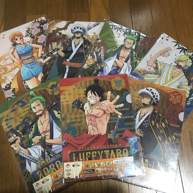 BANDAI(バンダイ)のonepiece 一番くじ ワノ国編 クリアファイル エンタメ/ホビーのアニメグッズ(クリアファイル)の商品写真