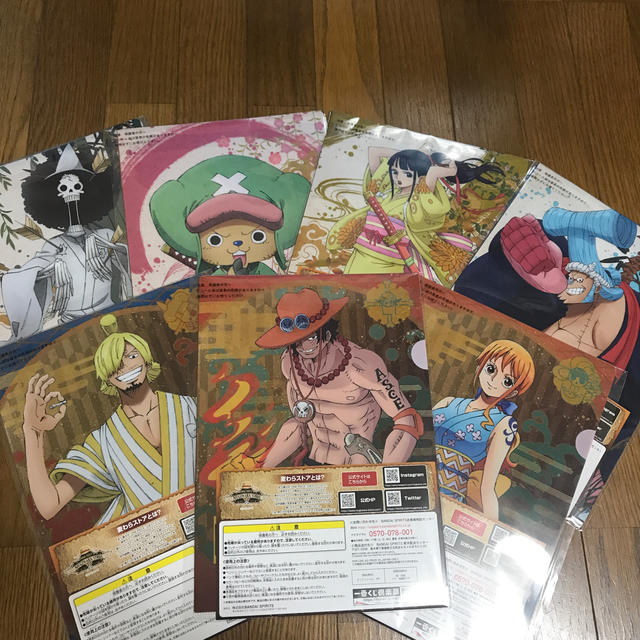 BANDAI(バンダイ)のonepiece 一番くじ ワノ国編 クリアファイル エンタメ/ホビーのアニメグッズ(クリアファイル)の商品写真