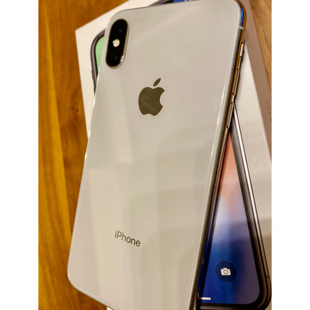 返品?交換対象商品】 - Apple iPhone SIMロック解除済 シルバー 64GB X