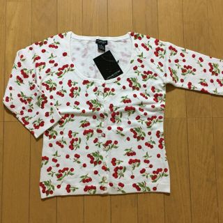 ピーチジョン(PEACH JOHN)の新品 PEACH JOHN さくらんぼ♡カーディガン(カーディガン)