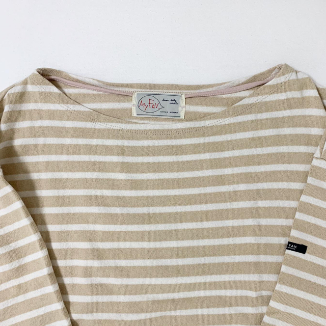 Dot&Stripes CHILDWOMAN(ドットアンドストライプスチャイルドウーマン)の【さきのこ様】My Fav. CHILDWOMAN ボートネックプルオーバー レディースのトップス(カットソー(長袖/七分))の商品写真