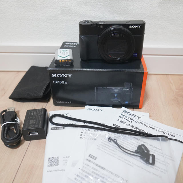 極美品　SONY ソニー DSC-RX100m6　純正グリップ　付属品付