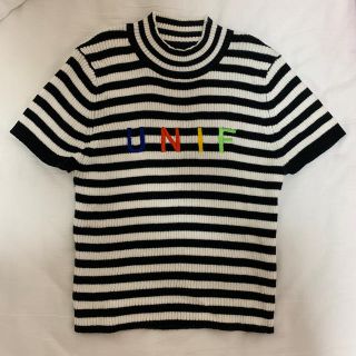 ユニフ(UNIF)のUNIF ニットTシャツ(Tシャツ(半袖/袖なし))