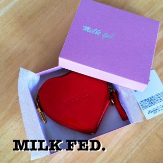 ミルクフェド(MILKFED.)の＊未使用＊ハート型コインケース(コインケース)