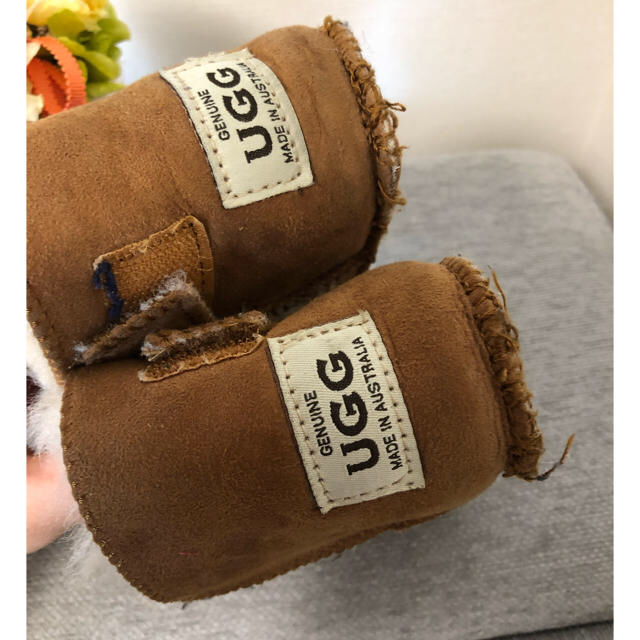 UGG(アグ)のUGG ムートンブーツ　12センチ　11センチ　ベビー　 キッズ/ベビー/マタニティのベビー靴/シューズ(~14cm)(ブーツ)の商品写真