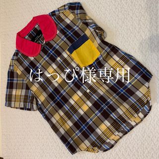 コムデギャルソン(COMME des GARCONS)のtricot comme des garçons 半袖チェックシャツ(シャツ/ブラウス(半袖/袖なし))