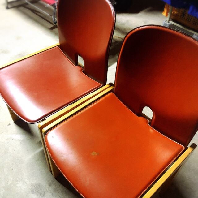 週間売れ筋 Cassina - カッシーナ 121 ビンテージ 椅子 2脚☆ 希少