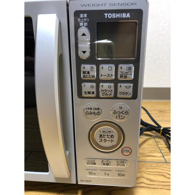 東芝 オーブンレンジ 使用少ない ER-GE52 トーストも 電子レンジ