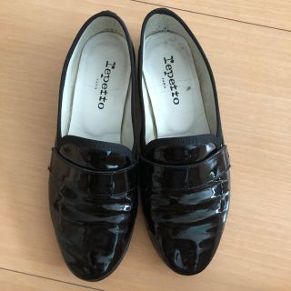 レペット(repetto)のローファー レペットエナメルブラック37.5Michaelrepetto(ローファー/革靴)