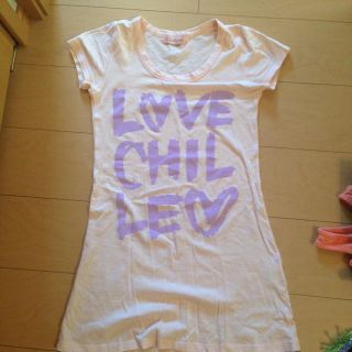 チルアナップ(CHILLE anap)のchille anapTシャツワンピース(ミニワンピース)