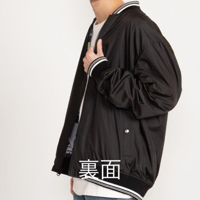 WEGO(ウィゴー)の最終値下げ リバーシブル アウター 原宿系 韓国 ストリート ファッション メンズのジャケット/アウター(ブルゾン)の商品写真