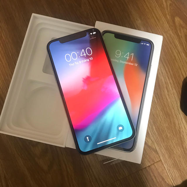 【美品】iPhone X 64GB ブラック simロック解除済