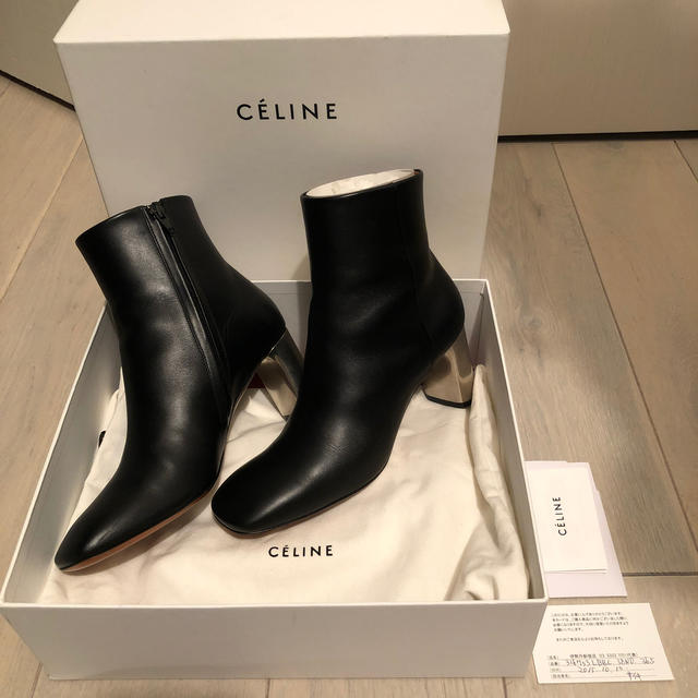 【メール便無料】 celine - 旧タグ セリーヌバンバン 36.5 7センチヒール ブーツ
