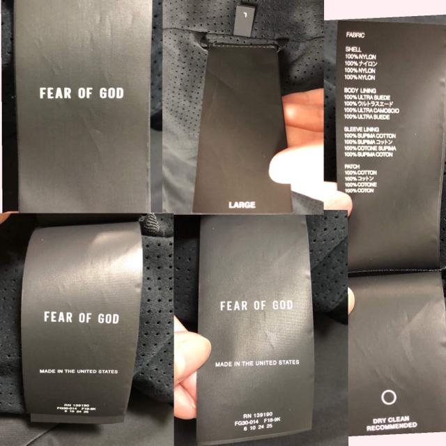 FEAR OF GOD(フィアオブゴッド)のfear of god NYLON FULL ZIP HOODIE メンズのジャケット/アウター(ナイロンジャケット)の商品写真