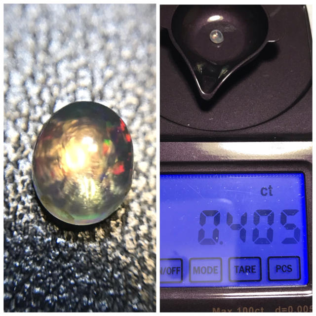 プルップルのウォーターオパール　0.405ct