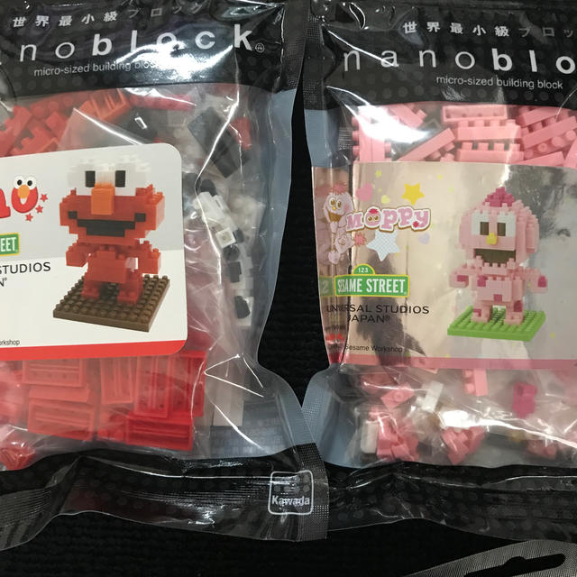 USJ(ユニバーサルスタジオジャパン)のnano block ユニバーサル セサミストリート キッズ/ベビー/マタニティのおもちゃ(積み木/ブロック)の商品写真