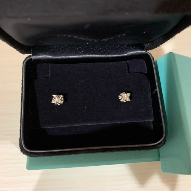 熱販売 Tiffany & Co. - ティファニークロスダイヤピアスお値下げ専用 熱販売 Tiffany & Co. - ティファニークロスダイヤピアスお値下げ専用