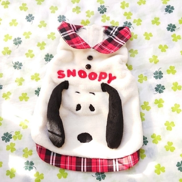 SNOOPY(スヌーピー)の🐕ペットパラダイス🐕スヌーピーふわもこシャツＳＳ その他のペット用品(犬)の商品写真