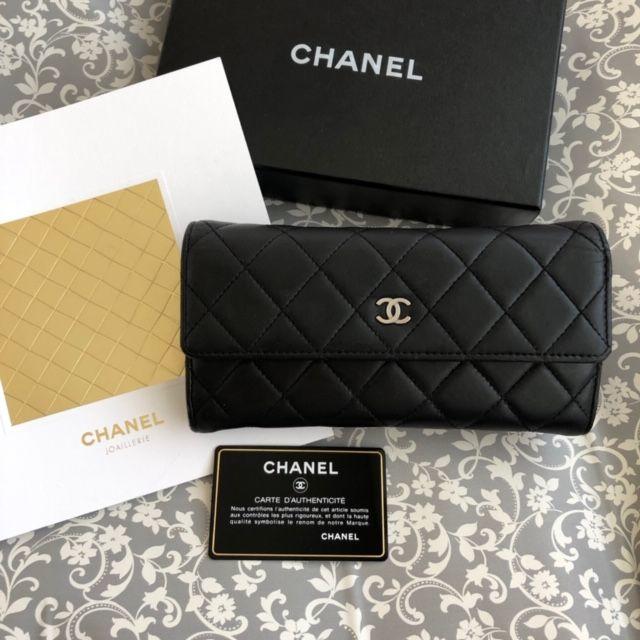 CHANEL(シャネル)の正規品 美品　シャネル マトラッセ ジップ長財布 ココマーク レディースのファッション小物(財布)の商品写真