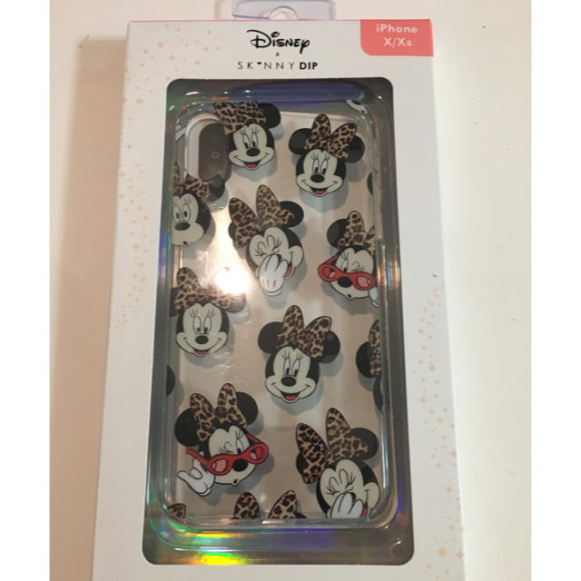 ★SKINNYDIP★iPhonecase ディズニー ミッキー ミニー デイジー SKINNYDIP - Skinnydip レオパードミニー iPhoneX/Xs用 ケースの