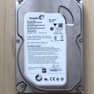 Seagate HDD 250GB (PCパーツ)