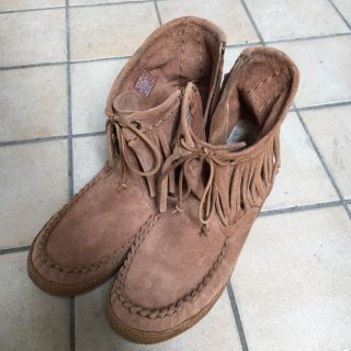 アグ(UGG)のUGG＊フリンジブーツ(ブーツ)