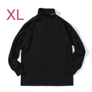 ワンエルディーケーセレクト(1LDK SELECT)のXL ennoy タートルネック ロンT ブラック(Tシャツ/カットソー(七分/長袖))